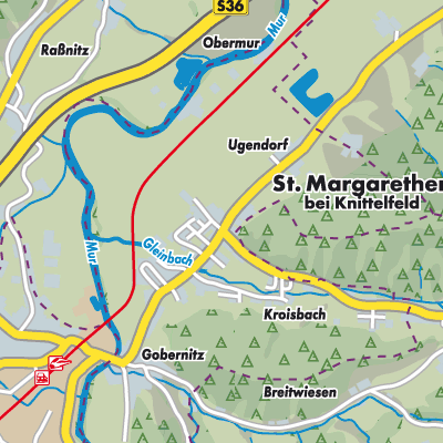 Übersichtsplan St. Margarethen bei Knittelfeld
