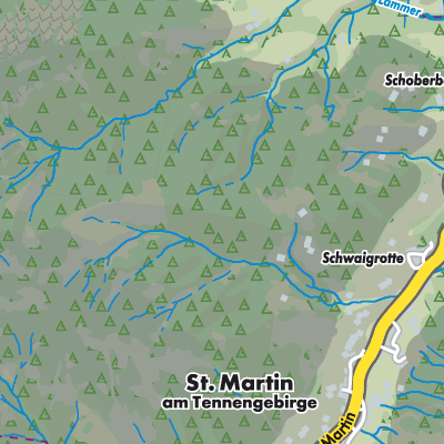 Übersichtsplan Sankt Martin am Tennengebirge