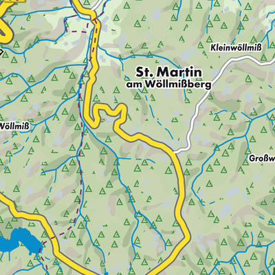 Übersichtsplan St. Martin am Wöllmißberg