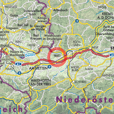 Landkarte Sankt Martin-Karlsbach