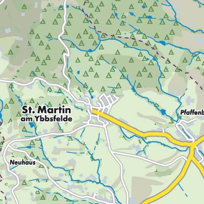 Übersichtsplan Sankt Martin-Karlsbach