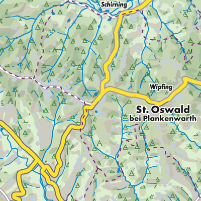 Übersichtsplan Sankt Oswald bei Plankenwarth