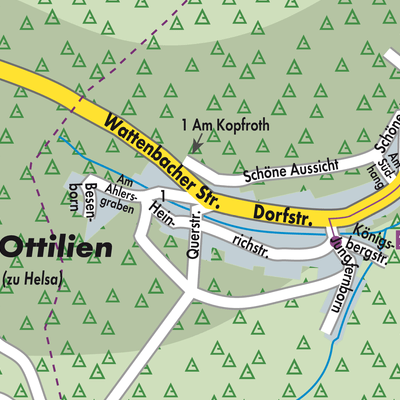 Stadtplan Sankt Ottilien