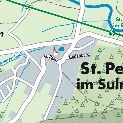 Stadtplan Sankt Peter im Sulmtal