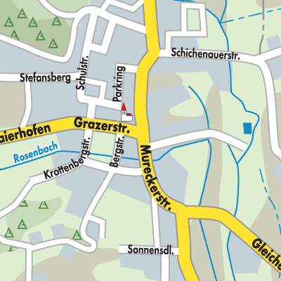 Stadtplan Sankt Stefan im Rosental