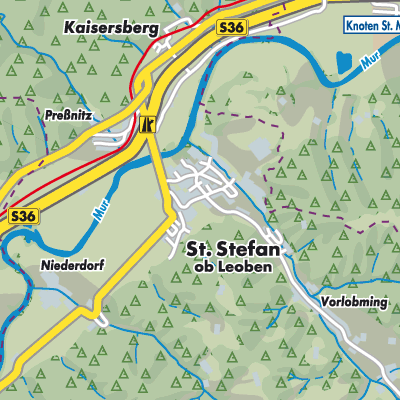 Übersichtsplan St. Stefan ob Leoben