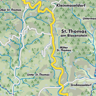 Übersichtsplan St. Thomas am Blasenstein