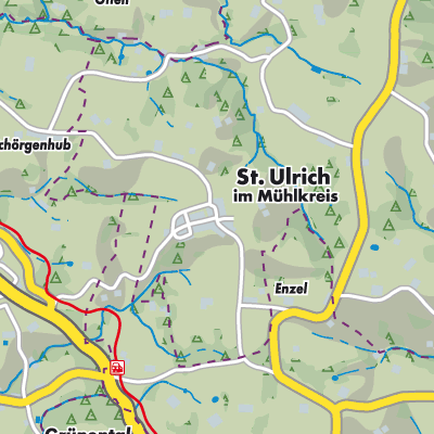 Übersichtsplan St. Ulrich im Mühlkreis