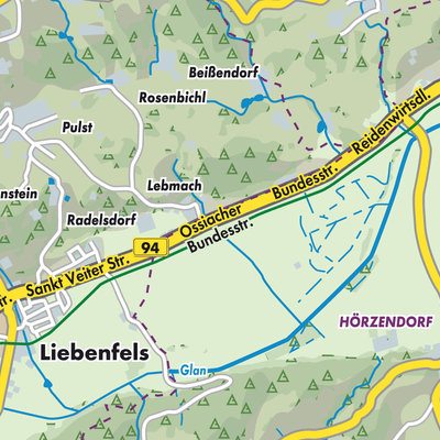 Übersichtsplan St. Veit an der Glan