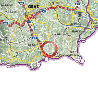 Landkarte Sankt Veit in der Südsteiermark