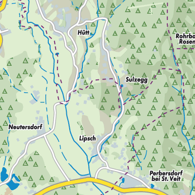 Übersichtsplan Sankt Veit in der Südsteiermark