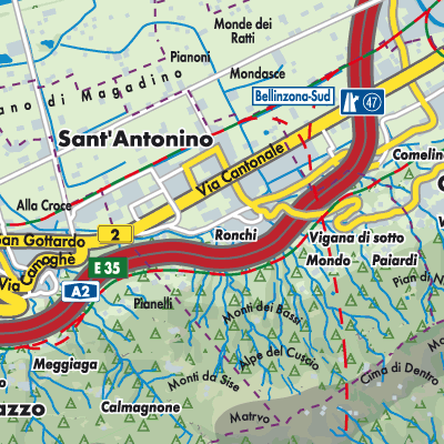 Übersichtsplan Sant'Antonino