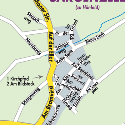 Stadtplan Sargenzell