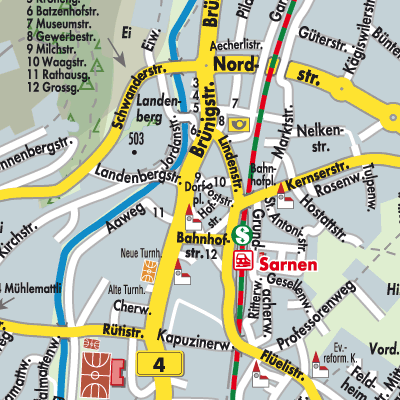 Stadtplan Sarnen