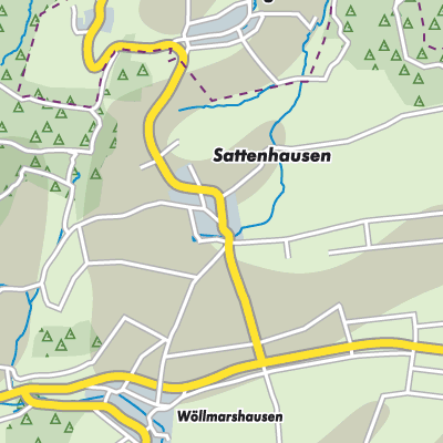 Übersichtsplan Sattenhausen