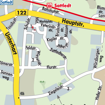 Stadtplan Sattledt