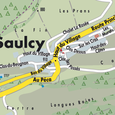 Stadtplan Saulcy