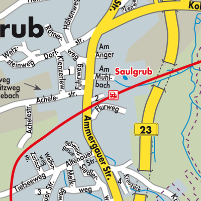Stadtplan Saulgrub (VGem)