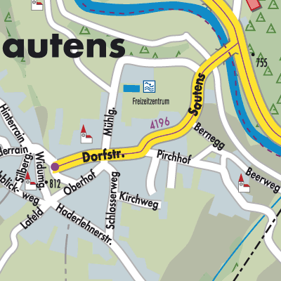 Stadtplan Sautens