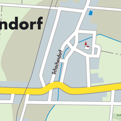 Stadtplan Schachendorf/Čajta