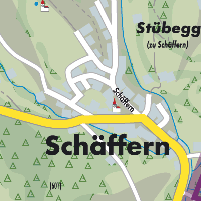 Stadtplan Schäffern