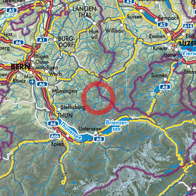Landkarte Schangnau