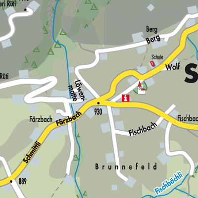 Stadtplan Schangnau