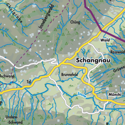 Übersichtsplan Schangnau