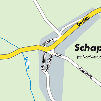 Stadtplan Schapow