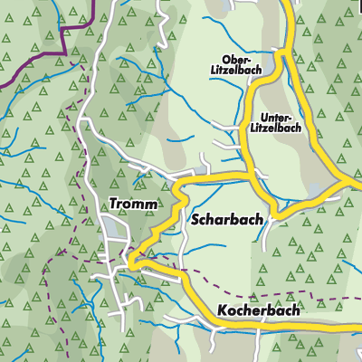 Übersichtsplan Scharbach