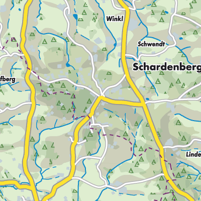 Übersichtsplan Schardenberg