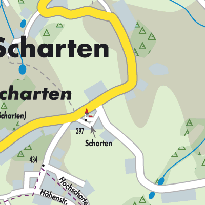 Stadtplan Scharten