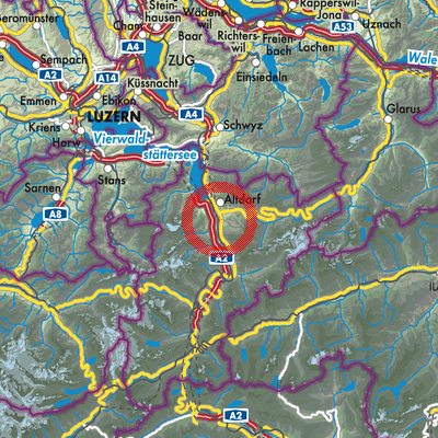 Landkarte Schattdorf