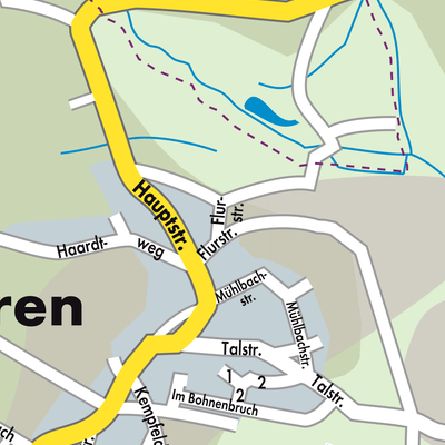 Stadtplan Schauren