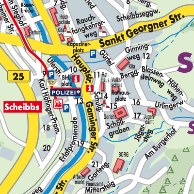 Stadtplan Scheibbs