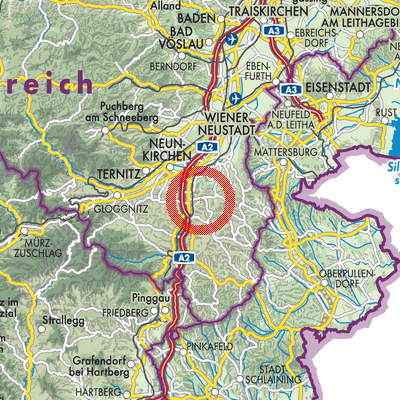 Landkarte Scheiblingkirchen-Thernberg