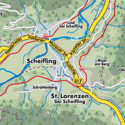 Übersichtsplan Scheifling