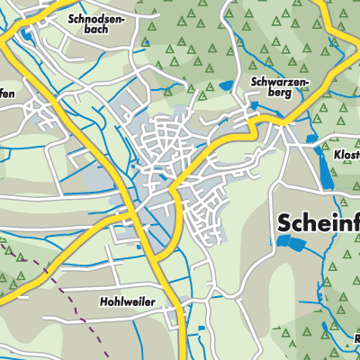 Übersichtsplan Scheinfeld (VGem)