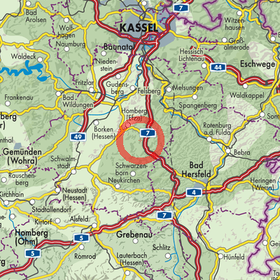 Landkarte Schellbach