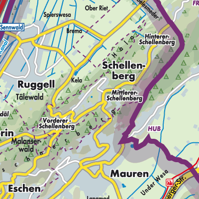 Übersichtsplan Schellenberg