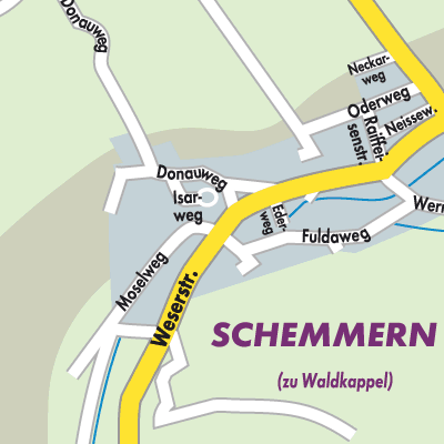 Stadtplan Schemmern