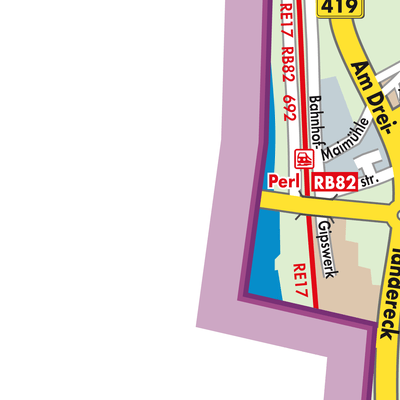 Stadtplan Schengen