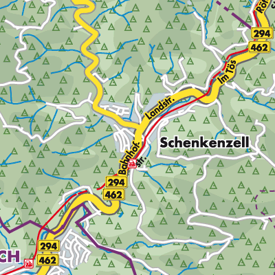 Übersichtsplan Schenkenzell