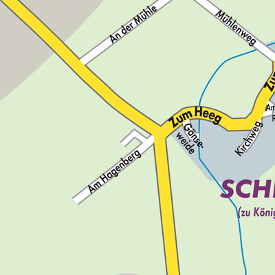 Stadtplan Scheppau