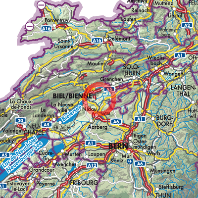 Landkarte Scheuren