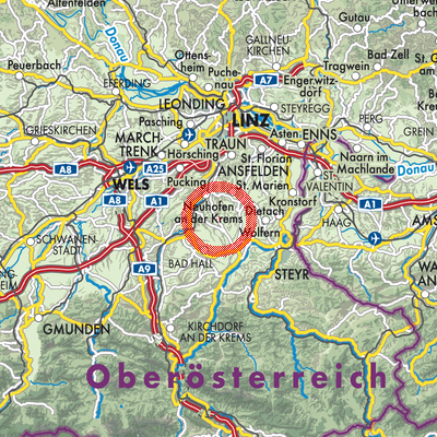 Landkarte Schiedlberg