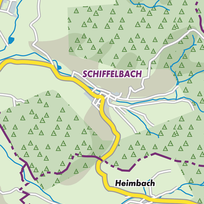 Übersichtsplan Schiffelbach