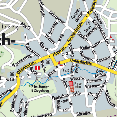 Stadtplan Schinznach