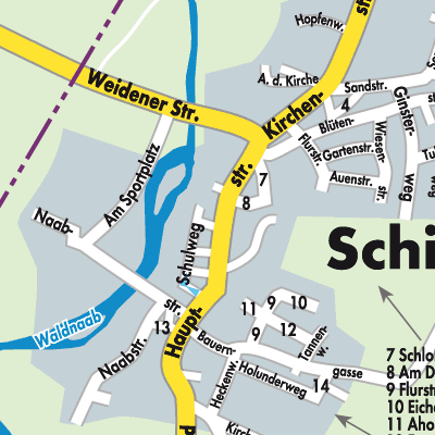 Stadtplan Schirmitz (VGem)