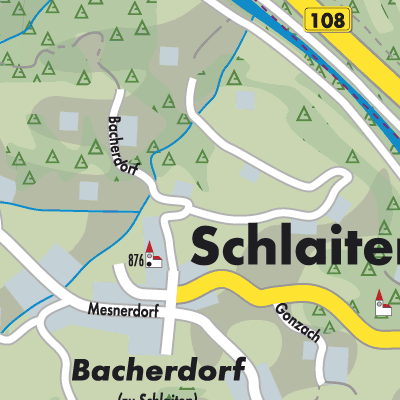 Stadtplan Schlaiten